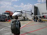 Ecuador Quito 01-01 Boarding Airplane On The Way To Quito